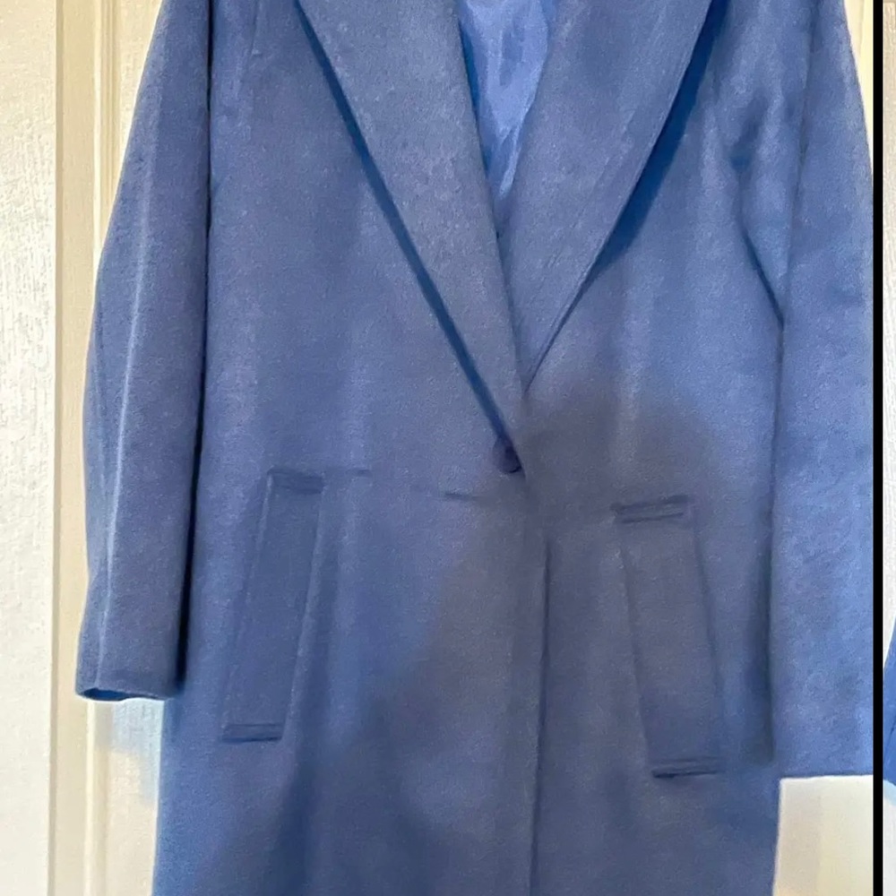 Brian Bailey sapphire hooded coat